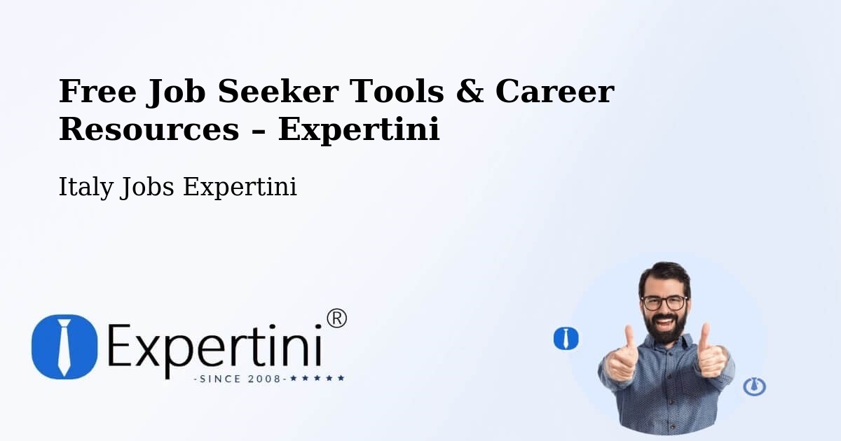 Free Job Seeker Tools & Career Resources – Alpignano - Alpignano, Italy Jobs Expertini